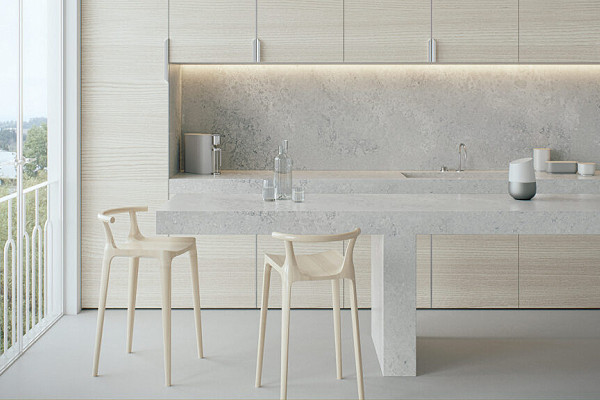 Kitchen with Airy Concrete